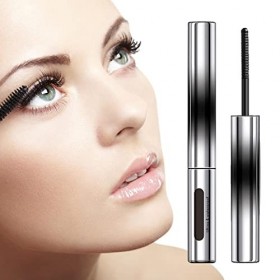 Mascara Effet Faux Cils Mascara Waterproof Noir Volume Et Longueur Mascara Sans Poil Avec Mascara Brosse Métallique Pour Yeux
