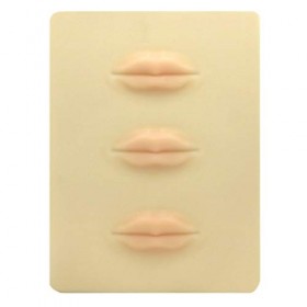 Lopbinte DéButant 3D Silicone Maquillage Permanent Formation de Tatouage Pratique Fausse Peau Vierge pour Microblading LèVre
