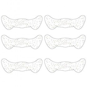 6 pièces fausses taches de rousseur autocollants de tatouage temporaire couleur naturelle fausses taches de rousseur patchs m