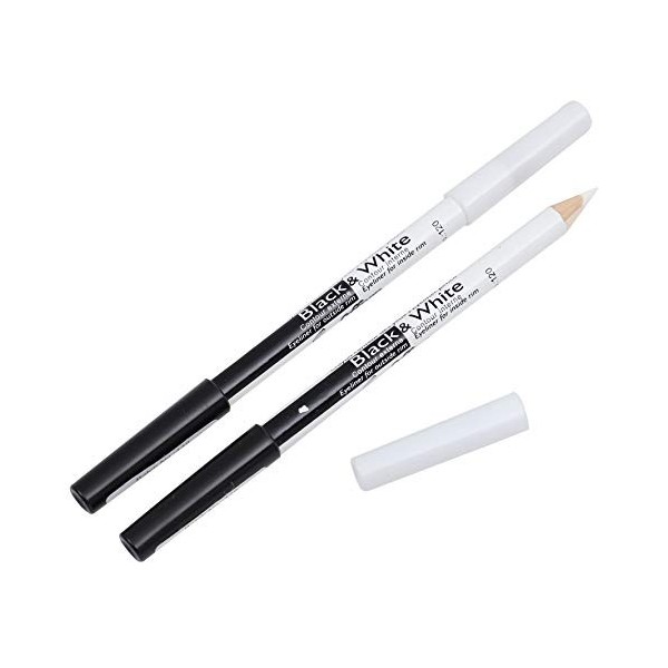 Saffron Black and White Duo eyeliner pencil by Saffron