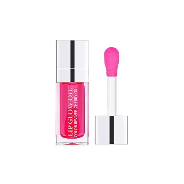 Gloss à lèvres hydratant avec haute brillance pour que les lèvres paraissent plus pleines - Gloss hydratant anti-adhésif - 6 ...