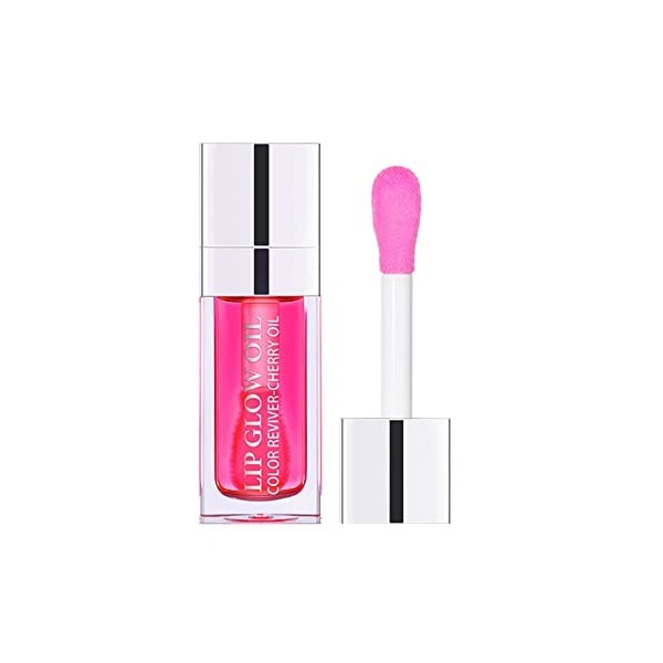 Gloss à lèvres hydratant avec haute brillance pour que les lèvres paraissent plus pleines - Gloss hydratant anti-adhésif - 6 