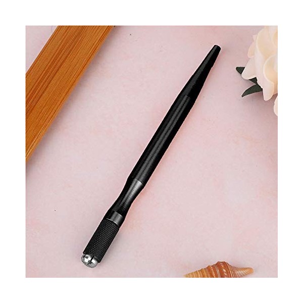 Stylo de Tatouage de Maquillage pour Microblading, Stylo de Tatouage Manuel pour Sourcils, Eye-liner, Lèvres avec Aiguille Cr