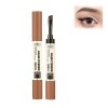 Crème teintée à double extrémité pour sourcils de couleur longue durée, teinture des sourcils à double extrémité, forme et ma