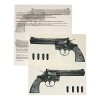 4 x Tatouages Revolver - 4 Gun Tatouages - Gangster Tatto 4 