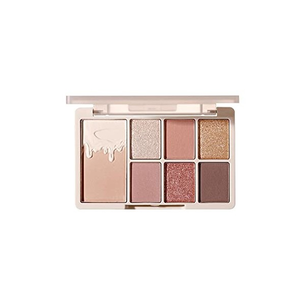 Hudhowks Maquillage pour Les Yeux, Palette dombres à paupières Ultimate Makeup Professional, Pigments pressés, 7 Teintes, Pa