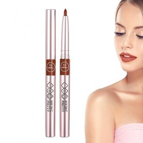 Crayon à lèvres imperméable,Contour précis du crayon à lèvres rouge imperméable | maquillage pour les lèvres à rendu des coul