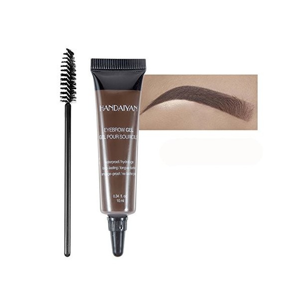 KISSION Perfect Eyebrows Longue Durée Imperméable à Leau Gel Sourcils Avec Pinceau Sourcils Teinte Kit