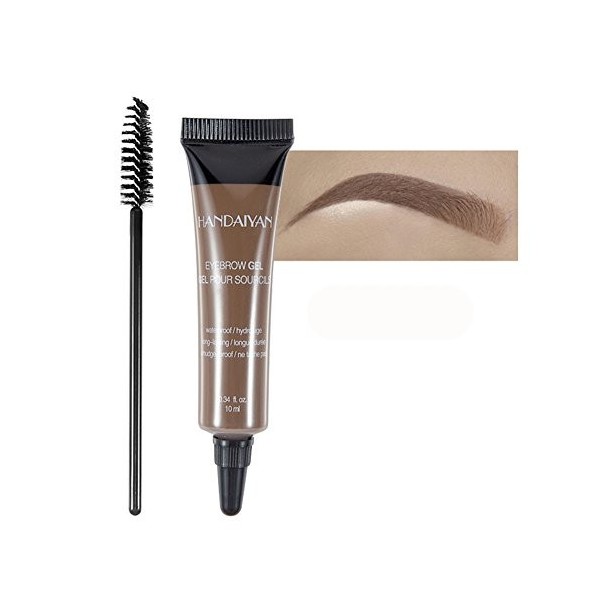 KISSION Perfect Eyebrows Longue Durée Imperméable à Leau Gel Sourcils Avec Pinceau Sourcils Teinte Kit