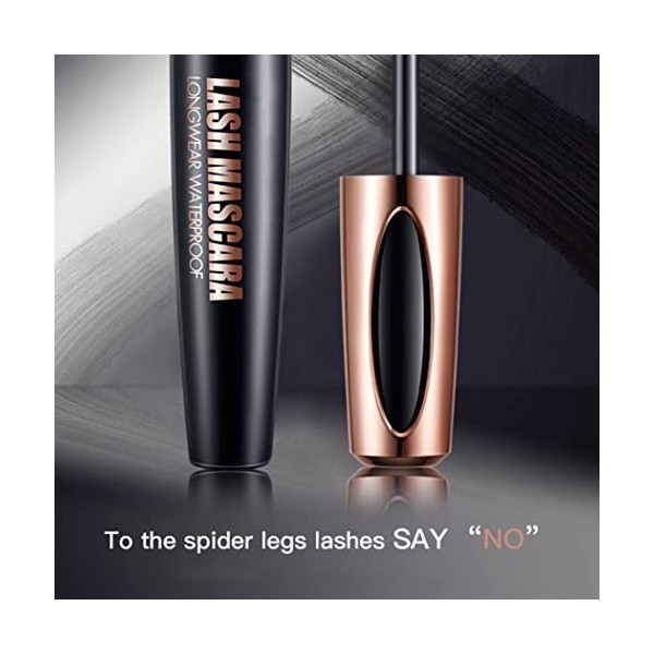 Mascara 4D Mascara Natural Silk Fibre de soie Évolue Maquillage de lash extra-long de longue durée durable un cosmétique