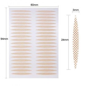 2400 Pièces Ultra Invisible Double Paupière Bandes Autocollants,Parfait pour À Capuchon, Mono-paupières, Tombantes, inégale