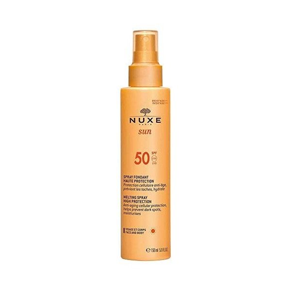 Nuxe Sun Spray Fondant Haute Protection Spf50 150 Ml
