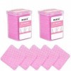 Générique Lot de 400 lingettes de Colle pour Extensions de Cils - Lingettes Douces Non tissées pour Ongles | Chiffon dessuya