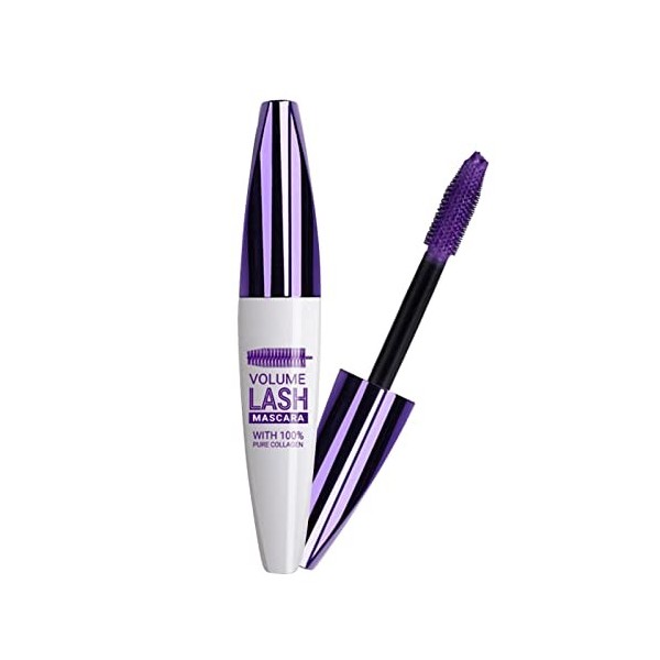 Mascara fibre, couleur allongeant 5D anti-taches, Mascara épaississant et allongeant sans agglutination, sans bavures, qui du