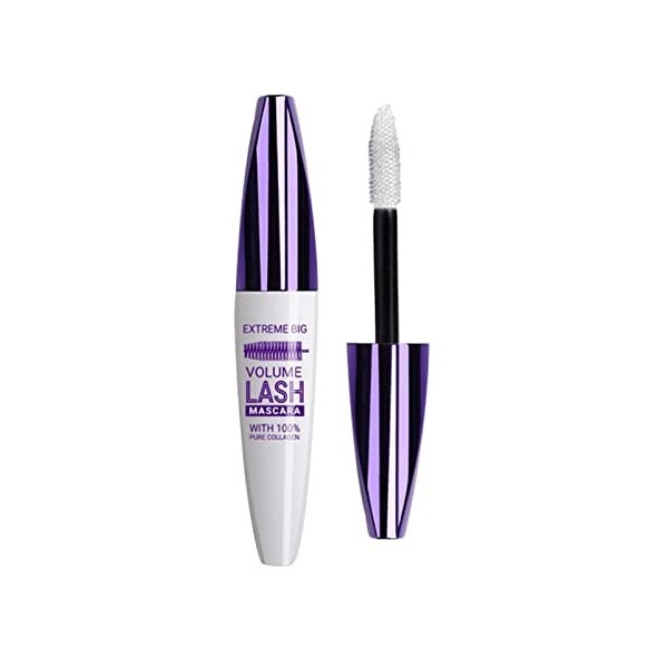 Mascara fibre, couleur allongeant 5D anti-taches, Mascara épaississant et allongeant sans agglutination, sans bavures, qui du