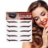 Autocollants pour les yeux scintillants - 5 paires de pochoirs eyeliner auto-adhésifs instantanés scintillants,Outil deyelin