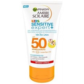 Garnier Lotion solaire sensitive Expert Kids Wet Skin SPF 50, 150 ml Sauna 