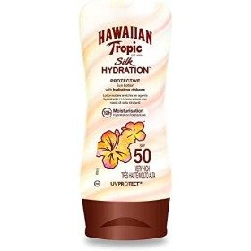 Hawaiian Tropic - Silk Hydration Protective SPF 50 - Lotion solaire protectrice avec des rubans de soie hydratants et résista