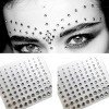 Autocollant Maquillage Strass,Strass Autocollant,Strass Autocollant Visage,Strass Autocollant Decoration,Strass Autocollant D