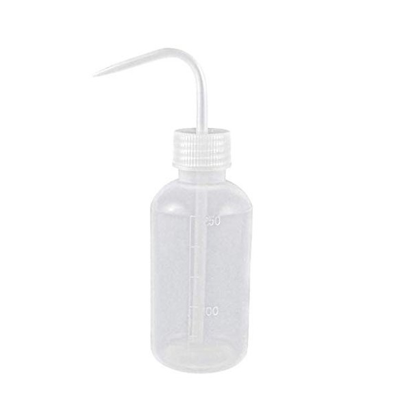 Zonfer 1pc 250ml Bouteille, Pissette, Bouteille De Lavage À Létroit Bouche, Souple en Plastique Condiments Caps Bouteille D