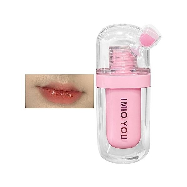 Brillant à Lèvres Repulpant - Brillant à lèvres à leau miroir Hydratant Sweet Lip Glaze,Huile à lèvres en verre étanche hydr