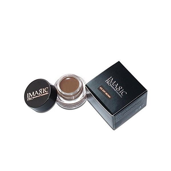 Waterproof Brows Gel, KISSION 6 Couleurs Naturelle Gel a Sourcils Creme Impermeable Teinture pour Sourcils Beaute Maquillage 