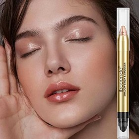 Stylo fard à paupières scintillant,Crayon ombre à paupières imperméable | Maquillage de bâtons de fard à paupières miroitant 