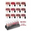 VJGOAL 12 PCS Rouge à Lèvres Mate Et Brillant Set Couvrir Toutes Les Couleurs Lipstick Contient Audacieuses Et Universel Maqu