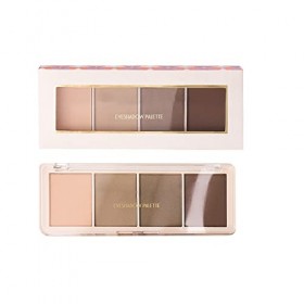 Fard à Paupières Quad-Box Multicolore Nacré Grande Couleur de Base Maquillage Léger Quotidien Maquillage Eyeshadow Highlighte