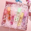 Yingchuan Baume À Lèvres - Fruity Roll On Lip Gloss, Waterproof Rouge Incolore Little Daisy, Gloss Transparent Huile Liquide 