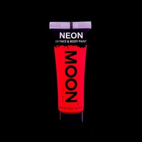 Moon Glow – Peinture fluo UV intense rouge visage & corps 12 ml