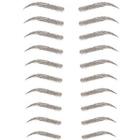 Lot de 9/10 paires dautocollants 6D pour sourcils - Transferts deau - Autocollants pour sourcils - Pour sourcils - Couleurs