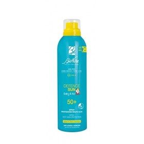 Bionike Defence Sun Baby & Kid Spray solaire SPF 50+ pour la peau délicate des enfants Protège et protège la peau de la peau 