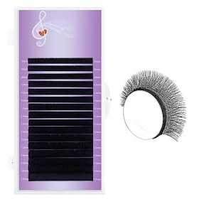 16 rangées Extension Cils Individuels,Cils Extension,Curl Cils Individuels,Individuels Naturel Cils,Cils Naturel Boucle Stabl