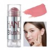 KLG Maquillage Essentials Blush Stick, Cheek Blusher Shimmer Blush Stick Maquillage Pour Le Visage Surligneur Bronzer Contour