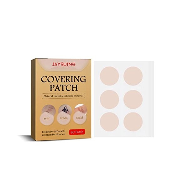 XiaoXIN 60 patchs cicatrice tatouage échaudure Silicone couvrant Patch peau Invisible correcteur autocollant respirant confor