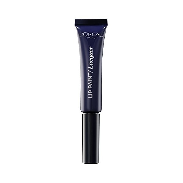 LOréal Paris Make Up Designer Inalliable Vampies Rouge à Lèvres Lacquer 109 Bleu foncé - Lot de 2