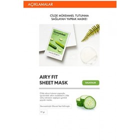 Missha Masque en feuille de concombre Airy Fit 19g