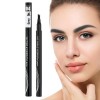 Stylo à sourcils multi-fourchettes,Crayons de contour des sourcils portables avec 4 embouts | Fournitures quotidiennes de maq