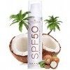 COCOSOLIS | Crème solaire SPF 50, hydratant et protection solaire bio pour tous types de peau | Huile bronzante de coco, beur