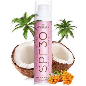 COCOSOLIS | Crème solaire SPF 30, hydratante et protection solaire pour tous les types de peau, aux huiles bio | Protection s