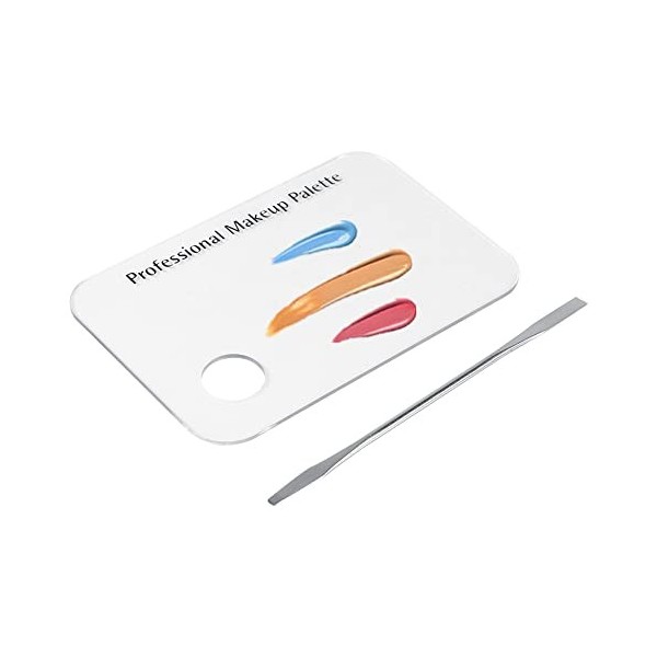 Palette Maquillage, Spatule de Palette de Maquillage Palette de Mélange Cosmétique dart dongle Maquillage Acrylique Clair e