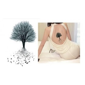 Lot de 2 tatouages temporaires - Faux arbre - SC-887 + 972