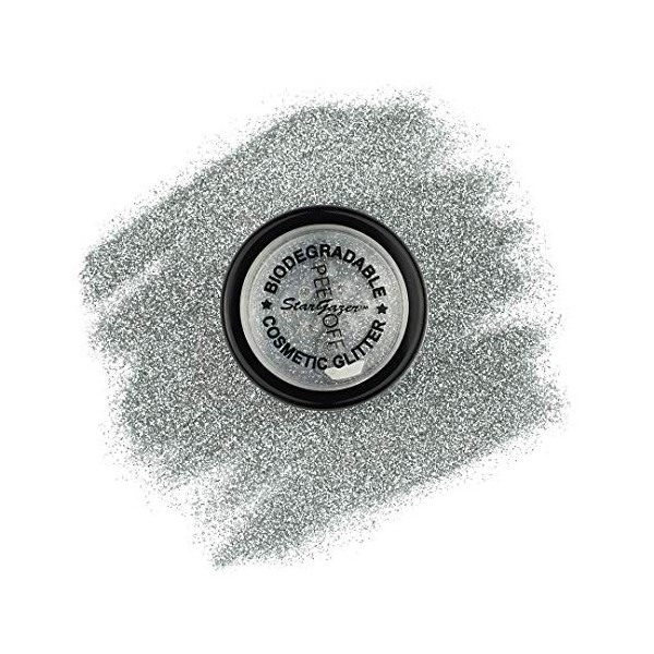 Stargazer Paillettes Biodégradables Argent, Idéales Pour Le Maquillage