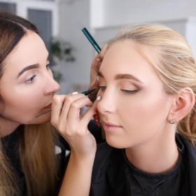 Mascara eye-liner - Ensemble de mascara eye-liner liquide 2 en 1 - Stylo eye-liner à séchage rapide, imperméable et résistant