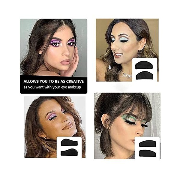 BEAUTYBIGBANG Eyeshadow Crease Line Kit 6 en 1Crease Cut silicone Fard À Paupières Timbre Rapide Paresseux Ombre À Paupières 