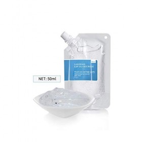 Base de brillant à lèvres, 50 ml de rouge à lèvres fait main bricolage faire du matériel, apprêt de brillant à lèvres transpa