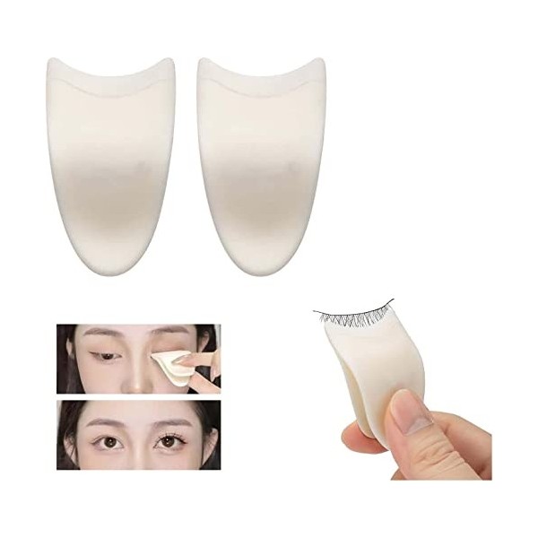 Lot de 2 mini applicateurs de faux cils, pince auxiliaire pour faux cils, outil magnétique pour application facile des cils m