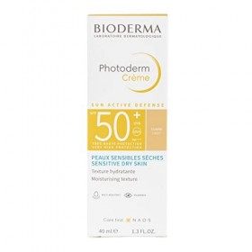 PHOTODERM MAX Crème teinte dorée SPF 50+ 40ml |Protection optimale UVA-UVB – Active les défenses naturelles de la peau| Peaux
