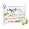 Naturé Moi - Lingettes Démaquillantes - Démaquillant Visage, Yeux et Lèvres - 25 Lingettes en Coton 100% naturel - À lAloe V